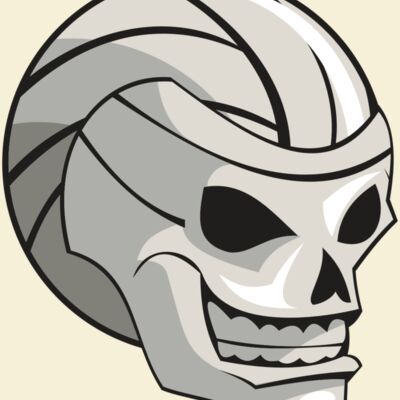 VOLLEYBALL SKULL RQC Thumbnail